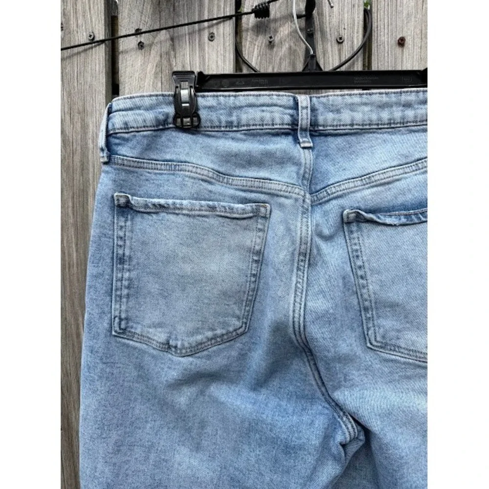 High Waisted Old Navy Jeans Womens 10 Blue O.G. Straight Light Wash Denim Pants